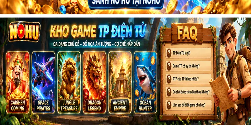 Kho game đa dang phong mang đến trải nghiệm tuyệt vời TP ĐIỆN TỬ